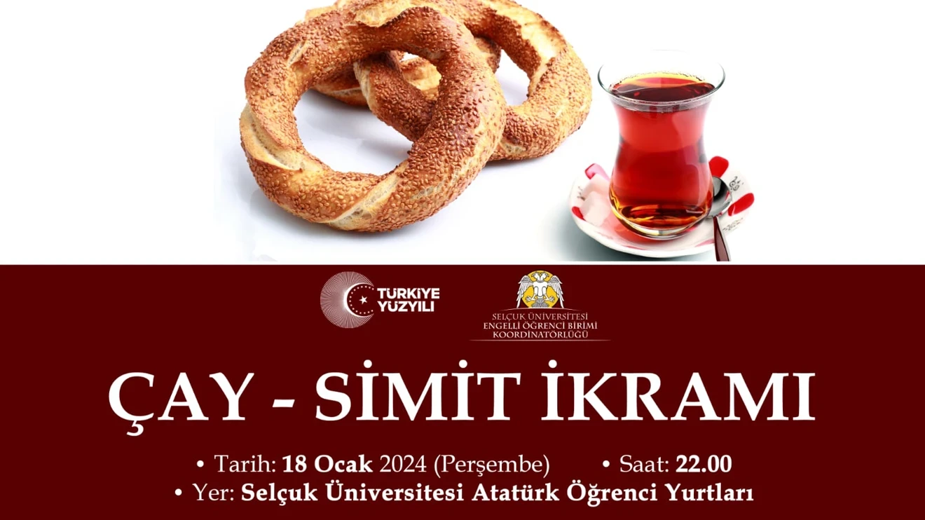 Sınav Döneminde Çay-Simit Etkinliği